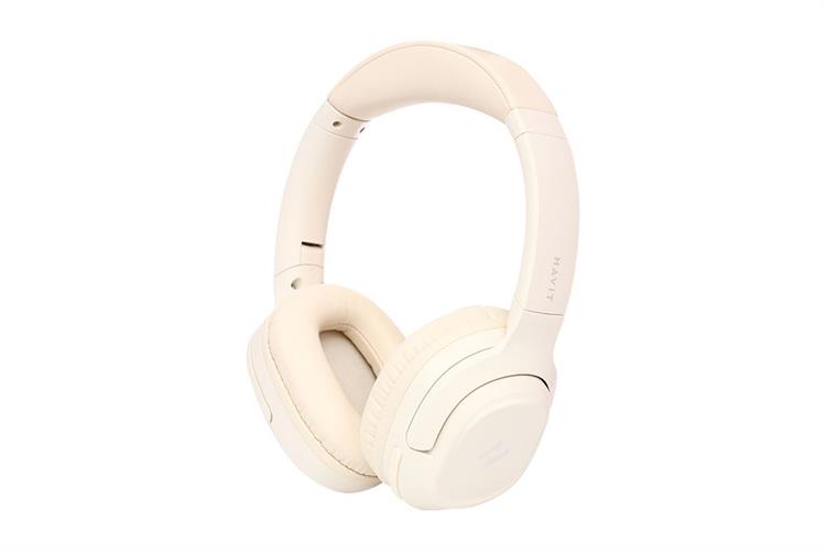 Tai nghe Bluetooth Chụp Tai Havit H612BT Pro Màu Màu be
