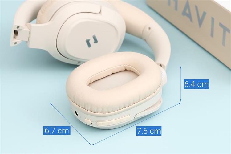 Tai nghe Bluetooth Chụp Tai Havit H612BT Pro Màu Màu be