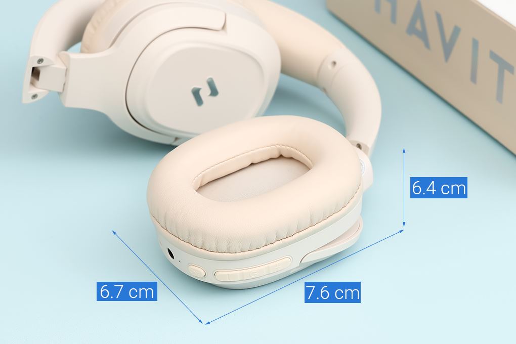 Tai nghe Bluetooth Chụp Tai Havit H612BT Pro Màu Màu be