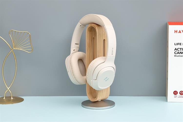 Tai nghe Bluetooth Chụp Tai Havit H612BT Pro Màu Màu be