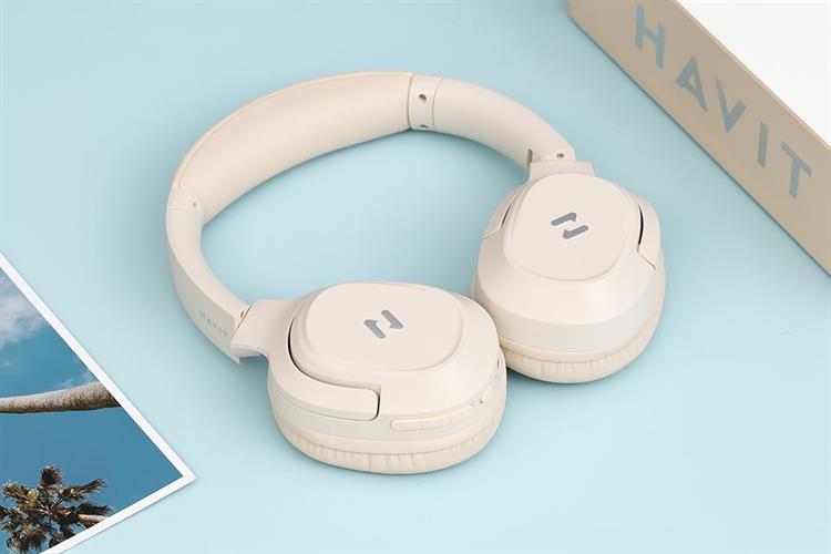Tai nghe Bluetooth Chụp Tai Havit H612BT Pro Màu Màu be