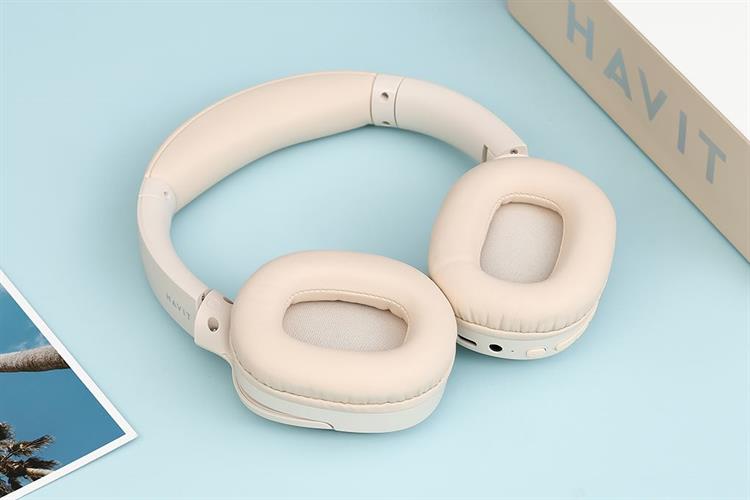 Tai nghe Bluetooth Chụp Tai Havit H612BT Pro Màu Màu be
