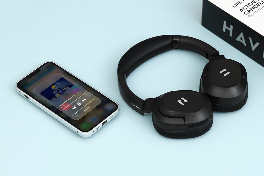 Tai nghe Bluetooth Chụp Tai Havit H612BT Pro Màu Đen