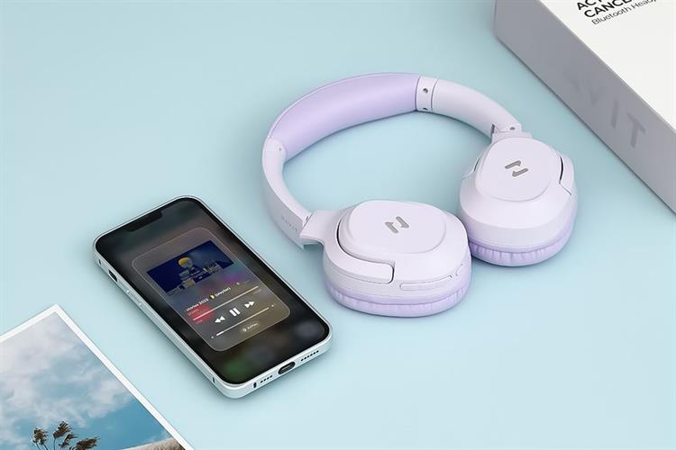 Tai nghe Bluetooth Chụp Tai Havit H612BT Pro Màu Tím