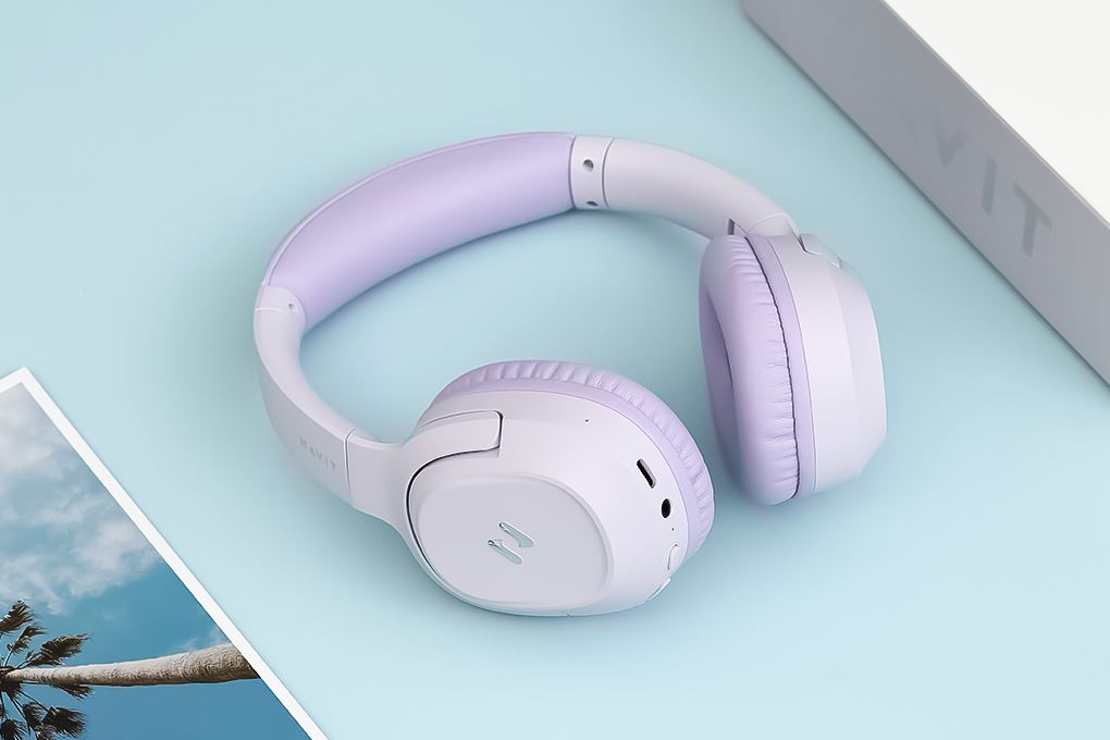 Tai nghe Bluetooth Chụp Tai Havit H612BT Pro Màu Tím