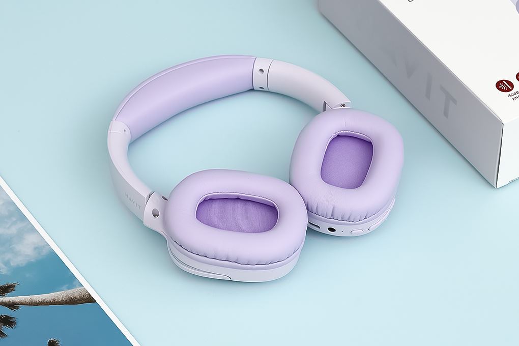 Tai nghe Bluetooth Chụp Tai Havit H612BT Pro Màu Tím