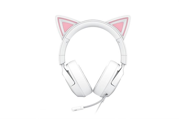 Tai nghe Chụp tai Gaming Razer Kraken Kitty V3 X Màu Trắng