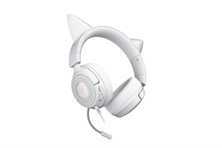 Tai nghe Chụp tai Gaming Razer Kraken Kitty V3 X Màu Trắng