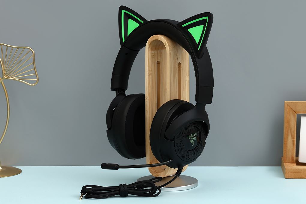 Tai nghe Chụp Tai Gaming Razer Kraken Kitty V3 X Màu Đen