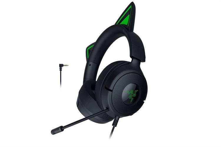 Tai nghe Chụp tai Gaming Razer Kraken Kitty V3 X Màu Đen