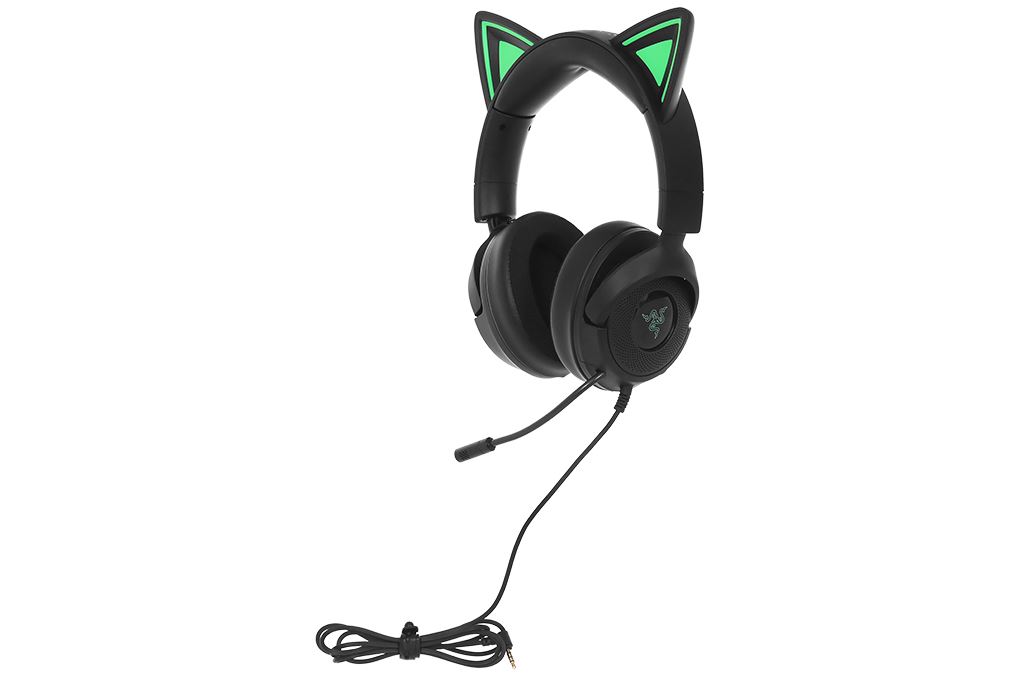 Tai nghe Chụp Tai Gaming Razer Kraken Kitty V3 X Màu Đen
