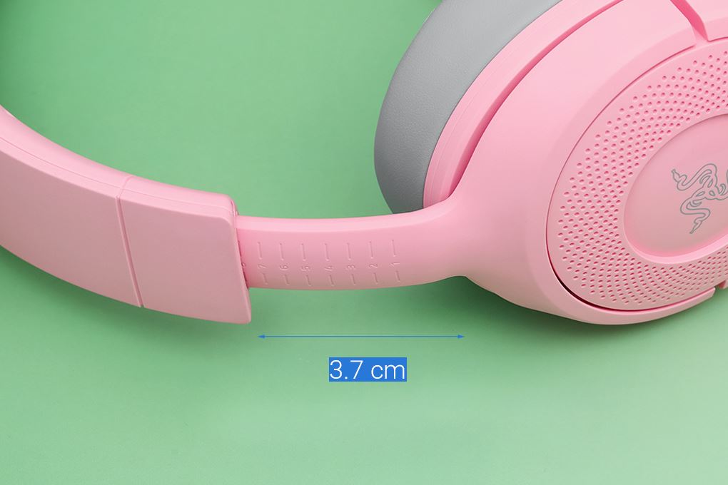 Tai nghe Chụp Tai Gaming Razer Kraken Kitty V3 X Màu Hồng