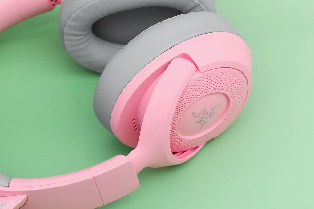 Tai nghe Chụp Tai Gaming Razer Kraken Kitty V3 X Màu Hồng