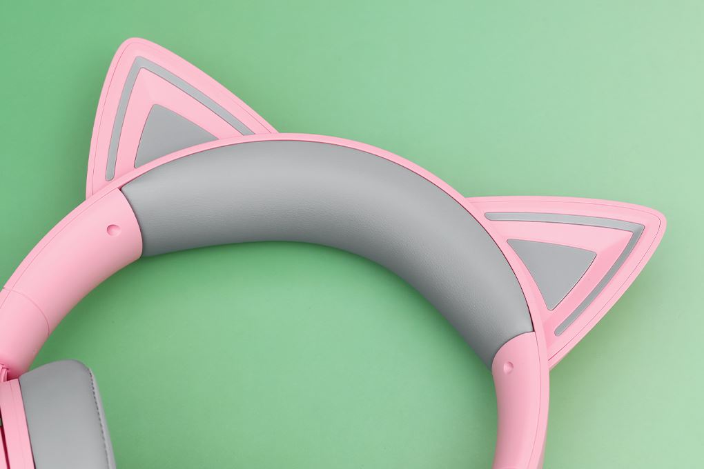 Tai nghe Chụp Tai Gaming Razer Kraken Kitty V3 X Màu Hồng