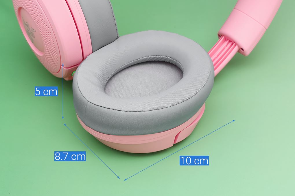 Tai nghe Chụp Tai Gaming Razer Kraken Kitty V3 X Màu Hồng
