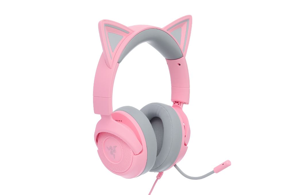 Tai nghe Chụp Tai Gaming Razer Kraken Kitty V3 X Màu Hồng