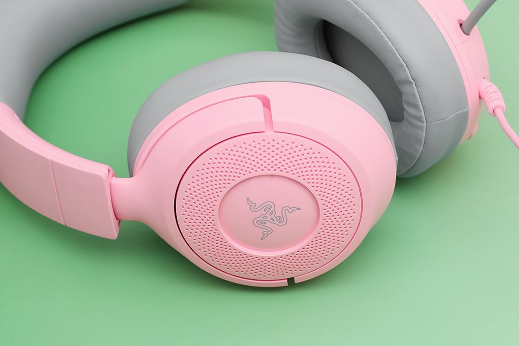 Tai nghe Chụp Tai Gaming Razer Kraken Kitty V3 X Màu Hồng