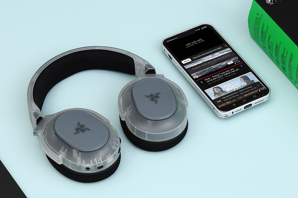 Tai nghe Bluetooth Chụp Tai Razer Barracuda X Chroma Phantom Trắng - 15
