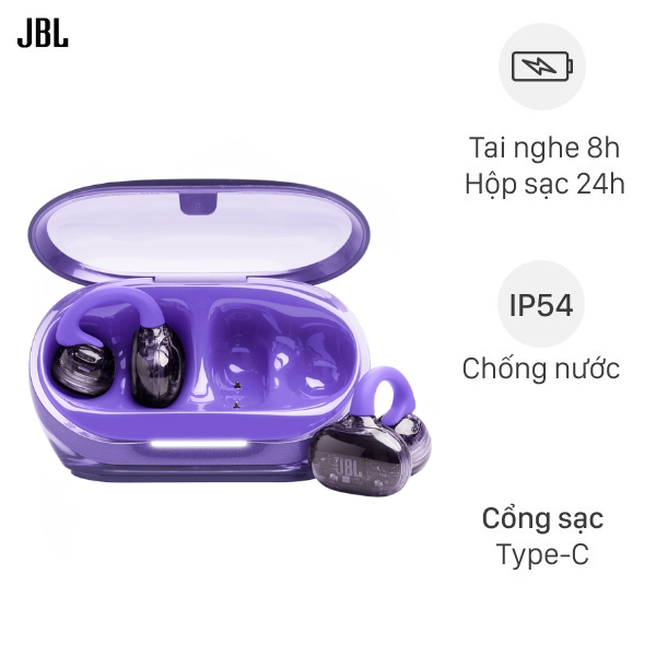 Tai nghe Open-Ear OWS JBL Soundgear CLIPS