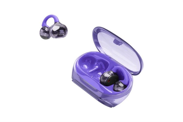 Tai nghe Bluetooth Open-Ear OWS JBL Soundgear CLIPS Màu Tím