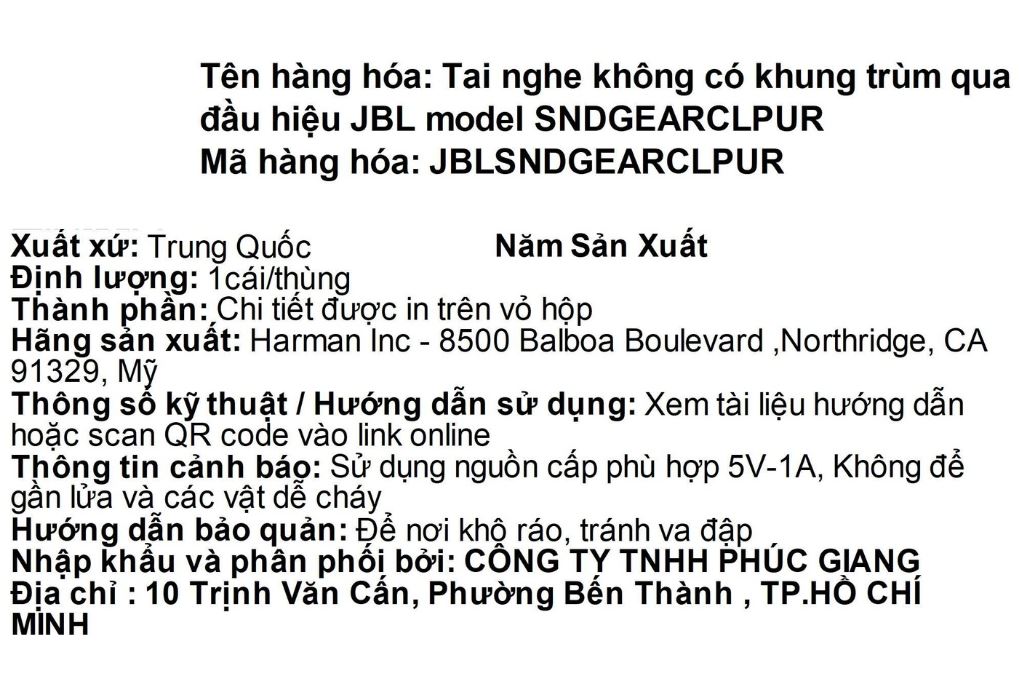 Tai nghe Bluetooth Open-Ear OWS JBL Soundgear CLIPS Màu Tím