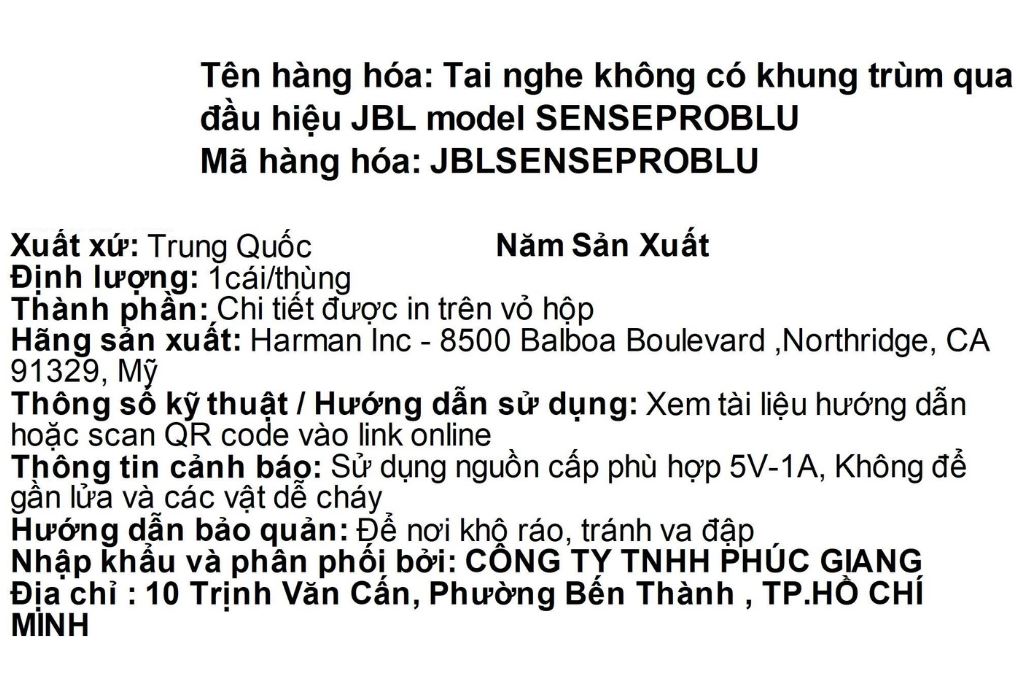 Tai nghe Bluetooth Open-Ear OWS JBL Sense Pro - 7
