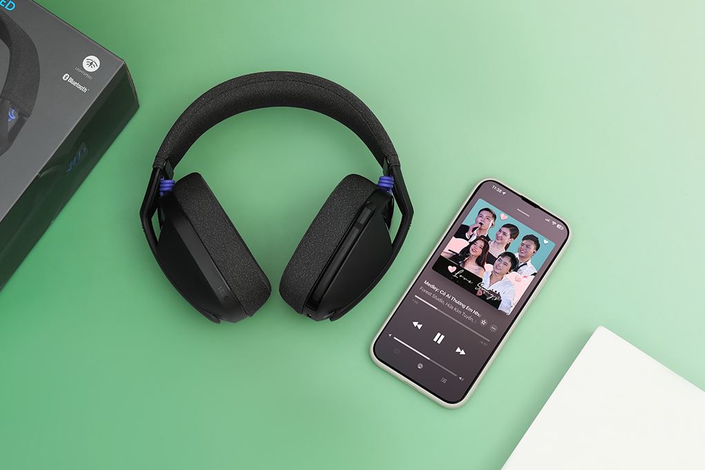 Tai nghe Bluetooth Chụp Tai Gaming Logitech G321 Màu Đen