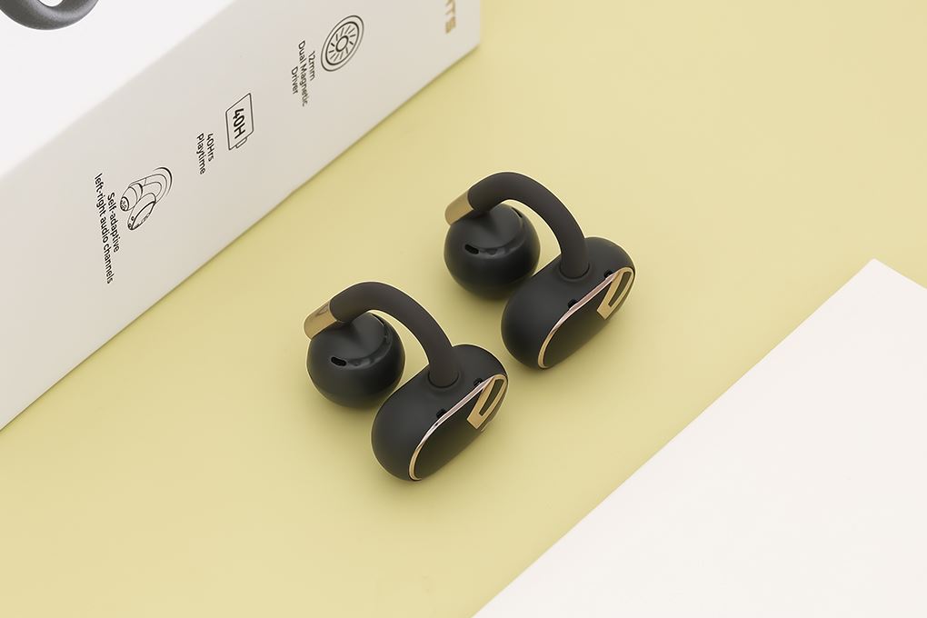 Tai nghe Bluetooth Open-Ear OWS SoundPeats Clip 1 Màu Đen