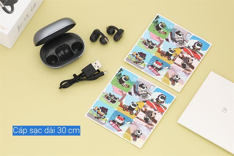Tai nghe Bluetooth Open-Ear OWS SoundPeats Clip 1 Màu Đen