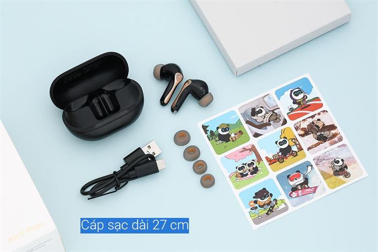 Tai nghe Bluetooth True Wireless SoundPeats Air5 Pro+ Màu Đen