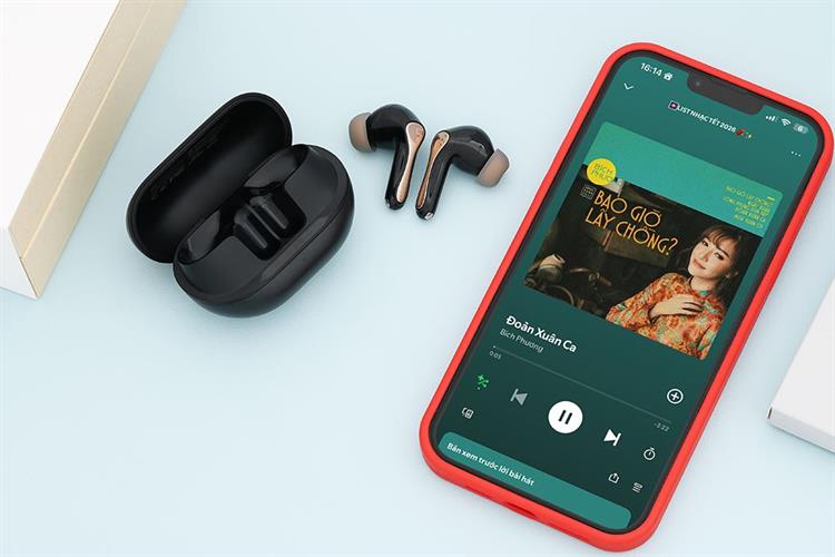 Tai nghe Bluetooth True Wireless SoundPeats Air5 Pro+ Màu Đen
