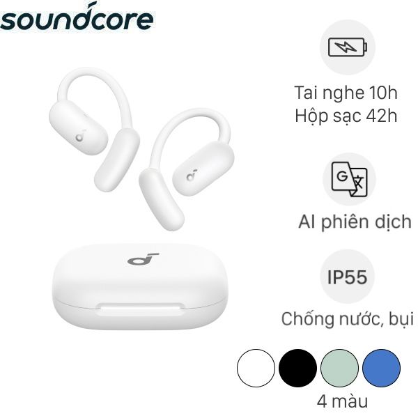 Tai nghe Open-Ear OWS Soundcore AeroFit 2 A3874