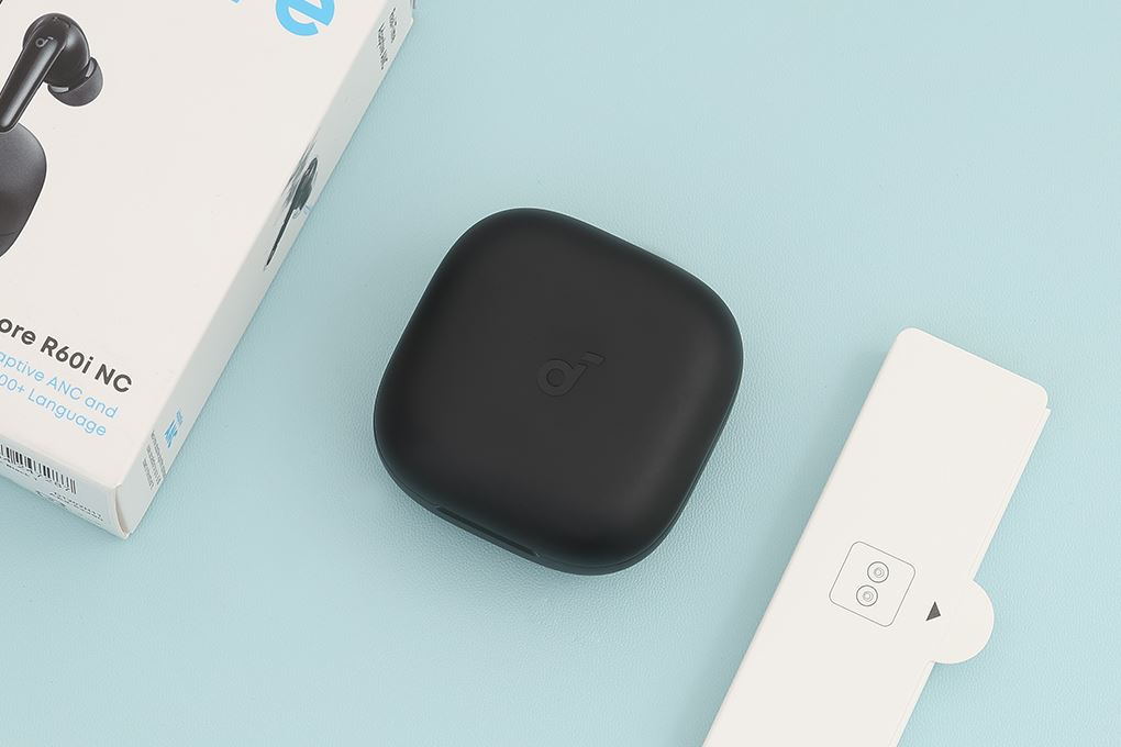 Tai nghe Bluetooth True Wireless Soundcore R60i NC D1202 Màu Đen