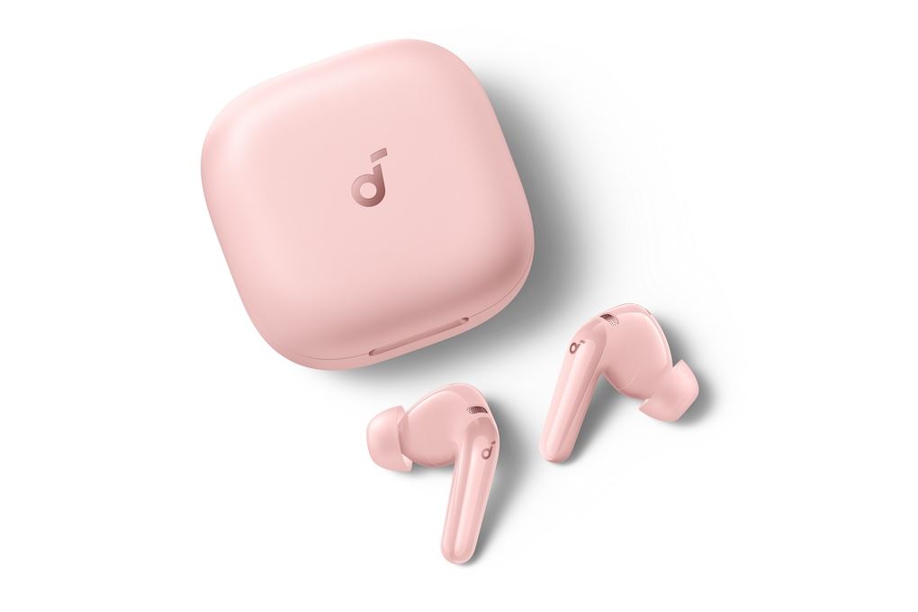 Tai nghe Bluetooth True Wireless Soundcore R60i NC D1202 Màu Hồng