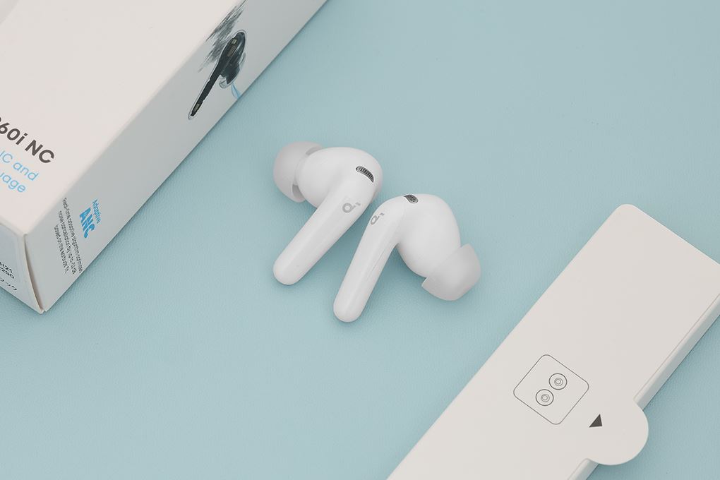 Tai nghe Bluetooth True Wireless Soundcore R60i NC D1202 Màu Trắng