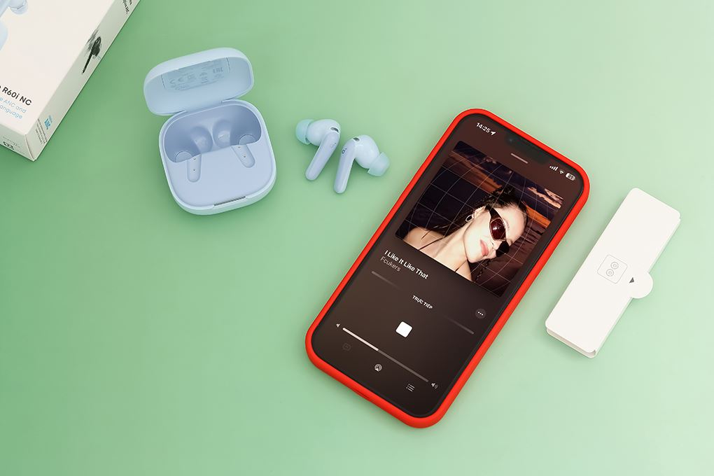 Tai nghe Bluetooth True Wireless Soundcore R60i NC D1202 Màu Xanh Dương