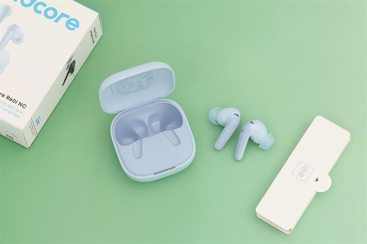 Tai nghe Bluetooth True Wireless Soundcore R60i NC D1202 Màu Xanh Dương