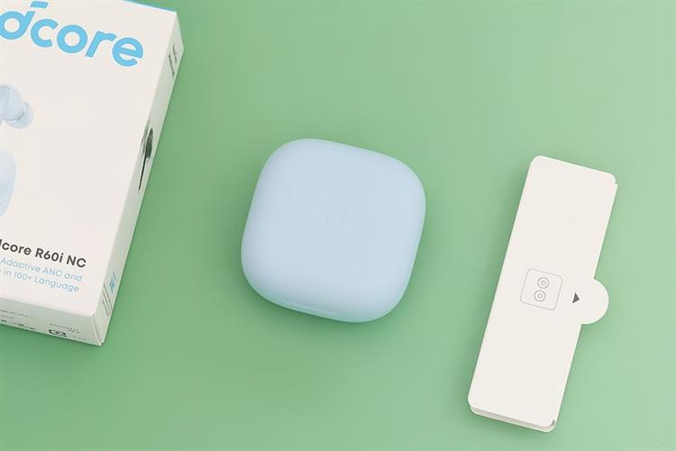 Tai nghe Bluetooth True Wireless Soundcore R60i NC D1202 Màu Xanh Dương