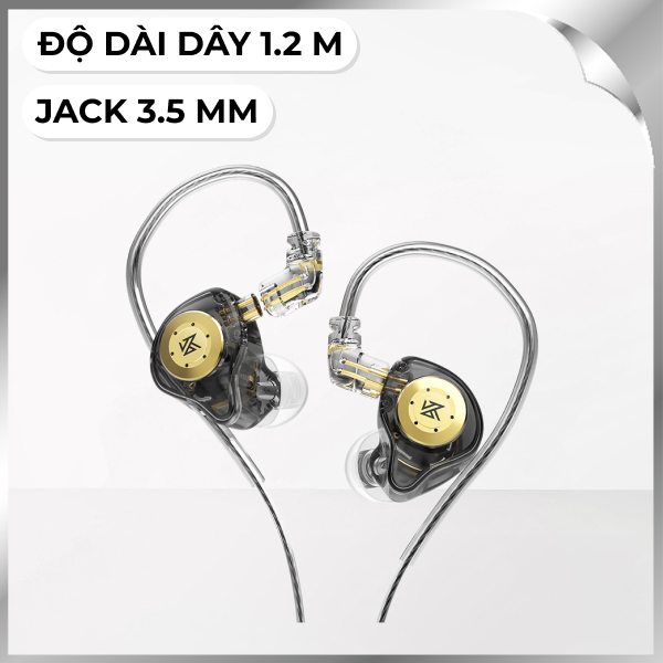 Tai nghe Dây KZ EDX Pro - Đen