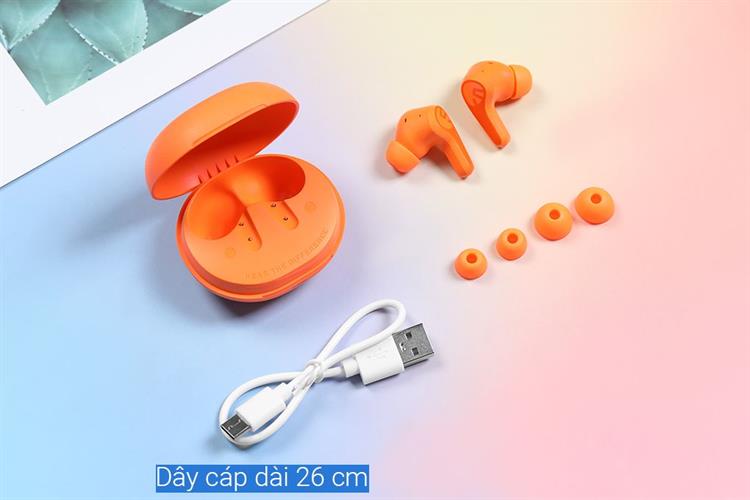 Tai nghe Bluetooth True Wireless SoundPeats C30 Màu Cam