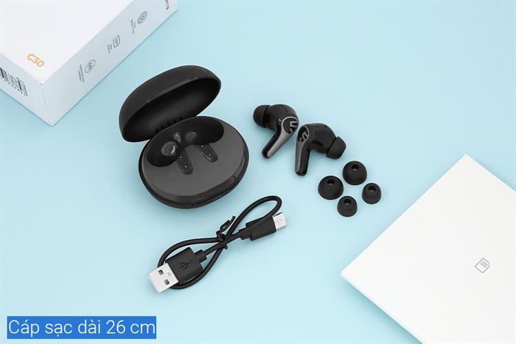 Tai nghe Bluetooth True Wireless SoundPeats C30 Màu Đen