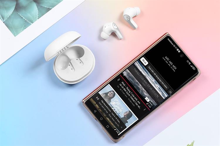 Tai nghe Bluetooth True Wireless SoundPeats C30 Màu Trắng