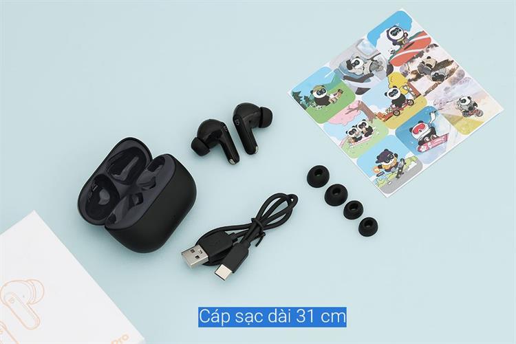 Tai nghe Bluetooth True Wireless SoundPeats Q3 Pro Màu Đen
