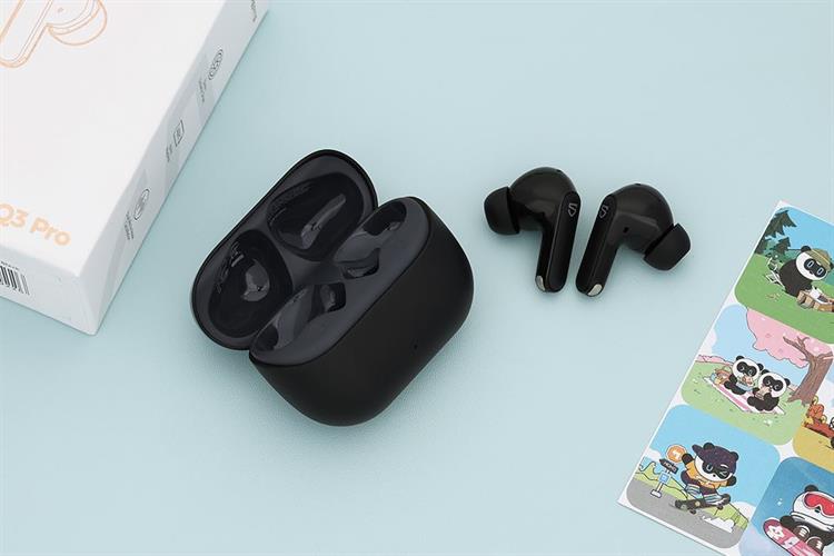 Tai nghe Bluetooth True Wireless SoundPeats Q3 Pro Màu Đen