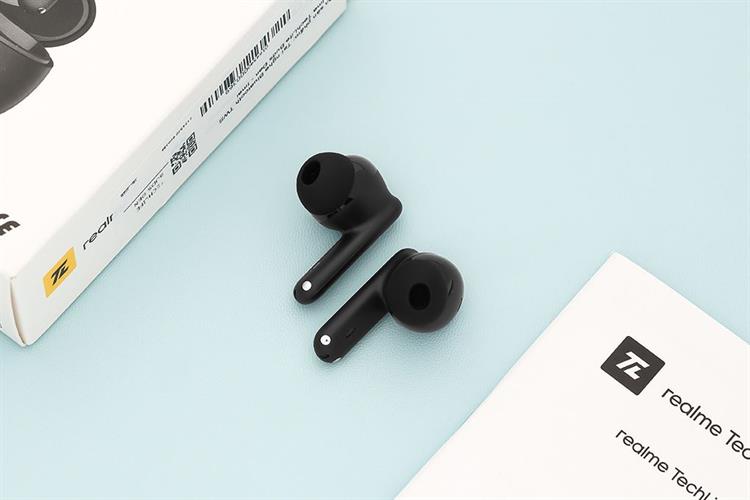 Tai nghe Bluetooth True Wireless realme TechLife Buds Màu Đen