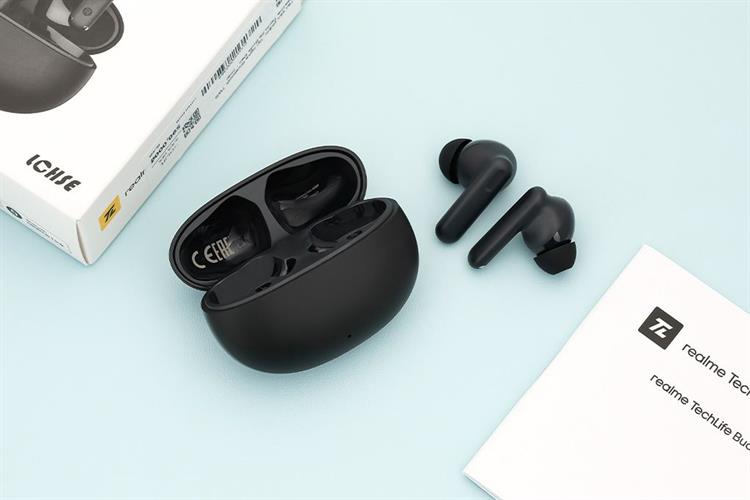 Tai nghe Bluetooth True Wireless realme TechLife Buds Màu Đen