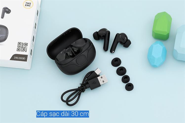 Tai nghe Bluetooth True Wireless AVA+ FreeGo Y70 Màu Đen