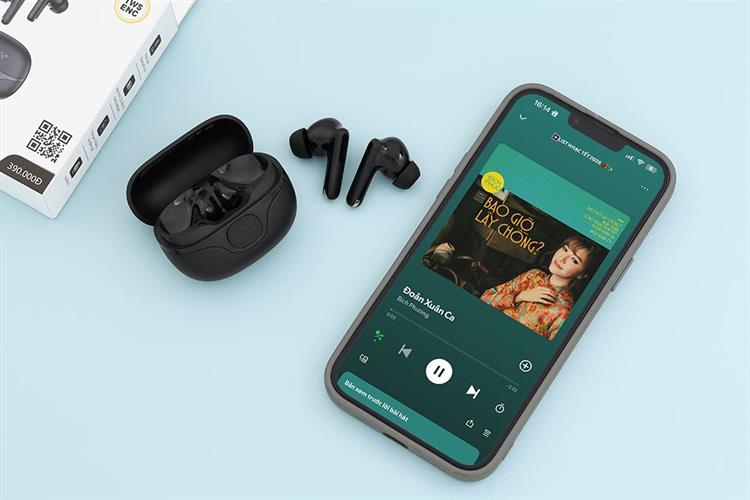 Tai nghe Bluetooth True Wireless AVA+ FreeGo Y70 Màu Đen