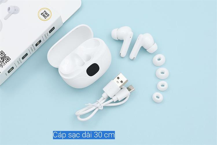 Tai nghe Bluetooth True Wireless AVA+ FreeGo Y70 Màu Trắng