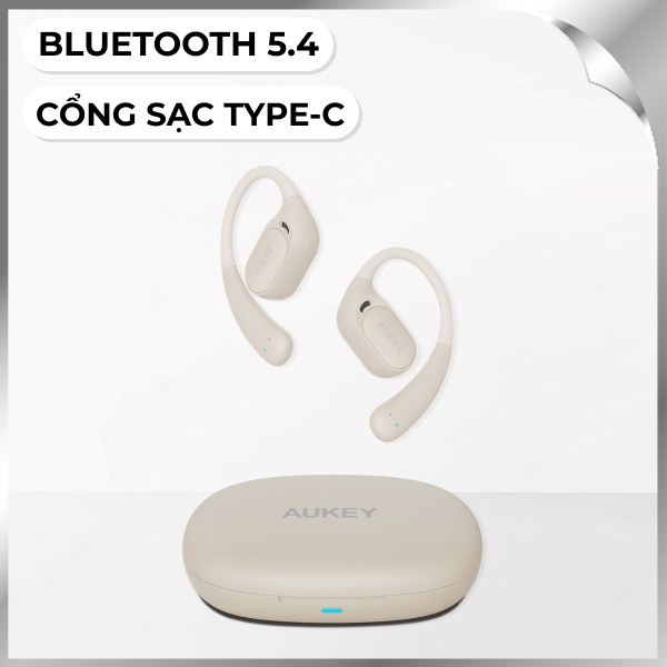 Tai nghe TWS Aukey EP-S1 OWS - Trắng